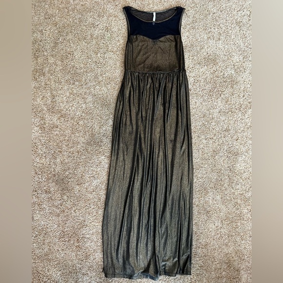 Paper Crane Dresses & Skirts - Paper Crane Metallic Maxi Dress